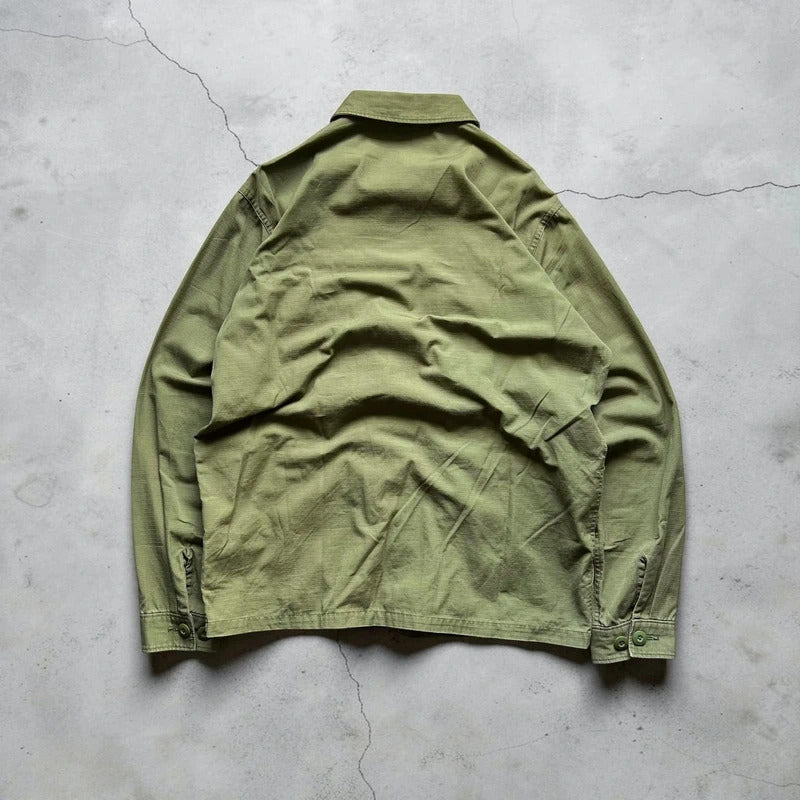 Avirex Military Khaki green Button Up Jacket M