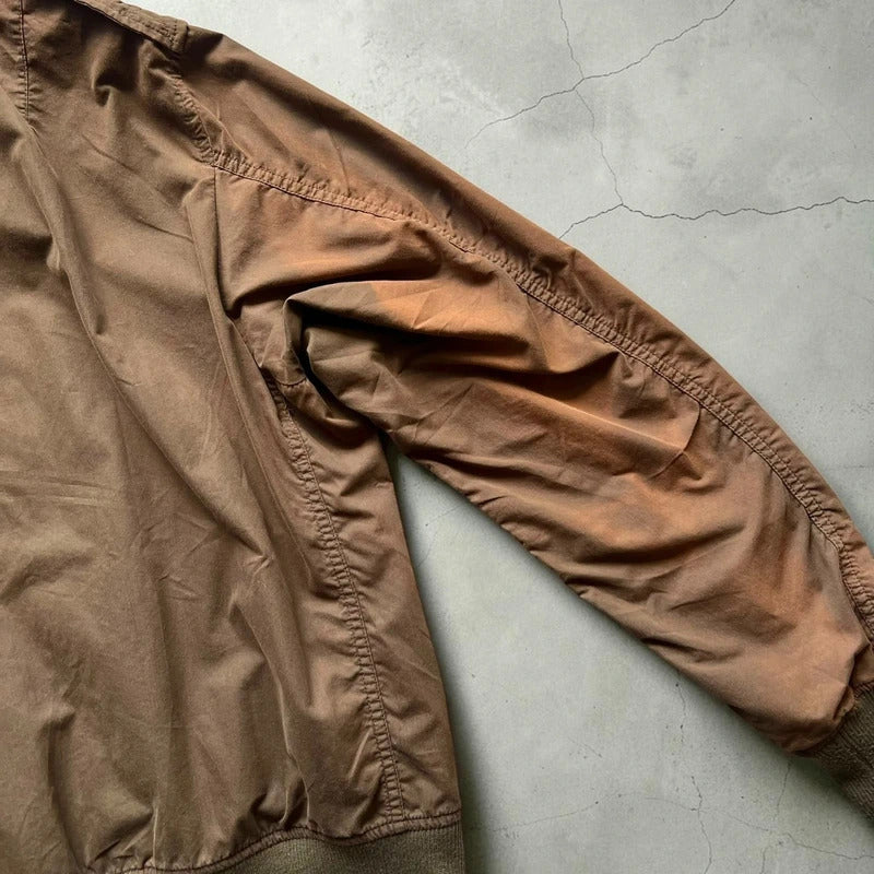 Brown Avirex MA-1 Military Bomber Jacket M