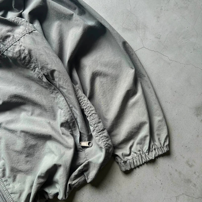 Grey Montbell Water Resistant Lightweight Jacket Coat M