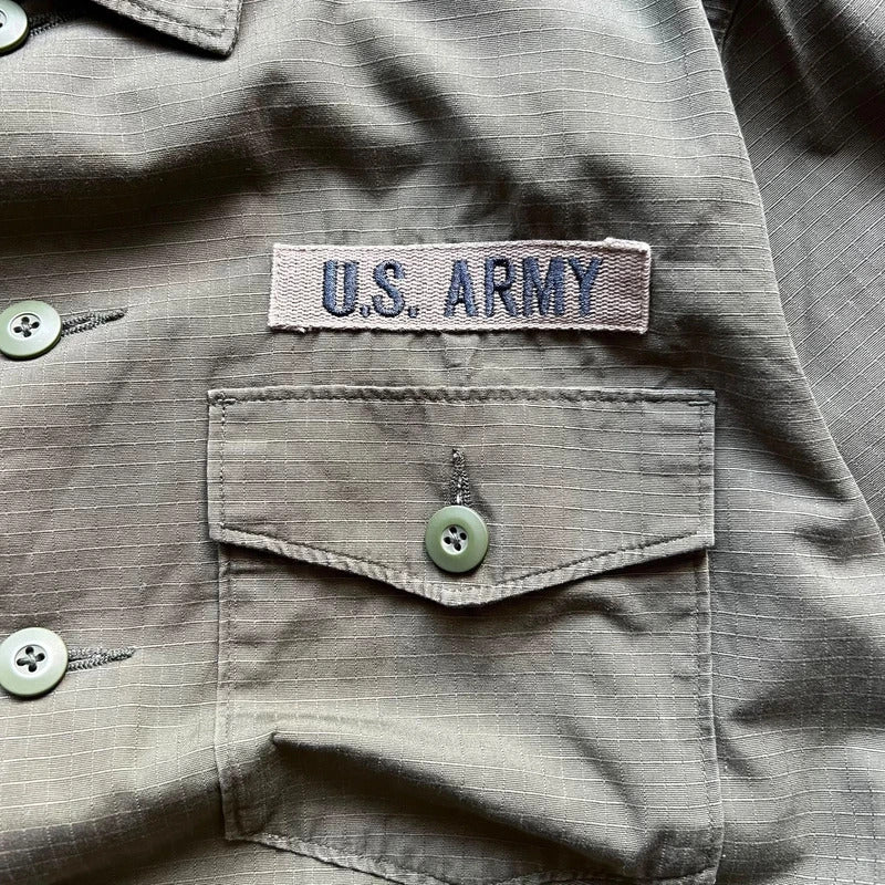 Avirex Military Khaki green Button Up Jacket M