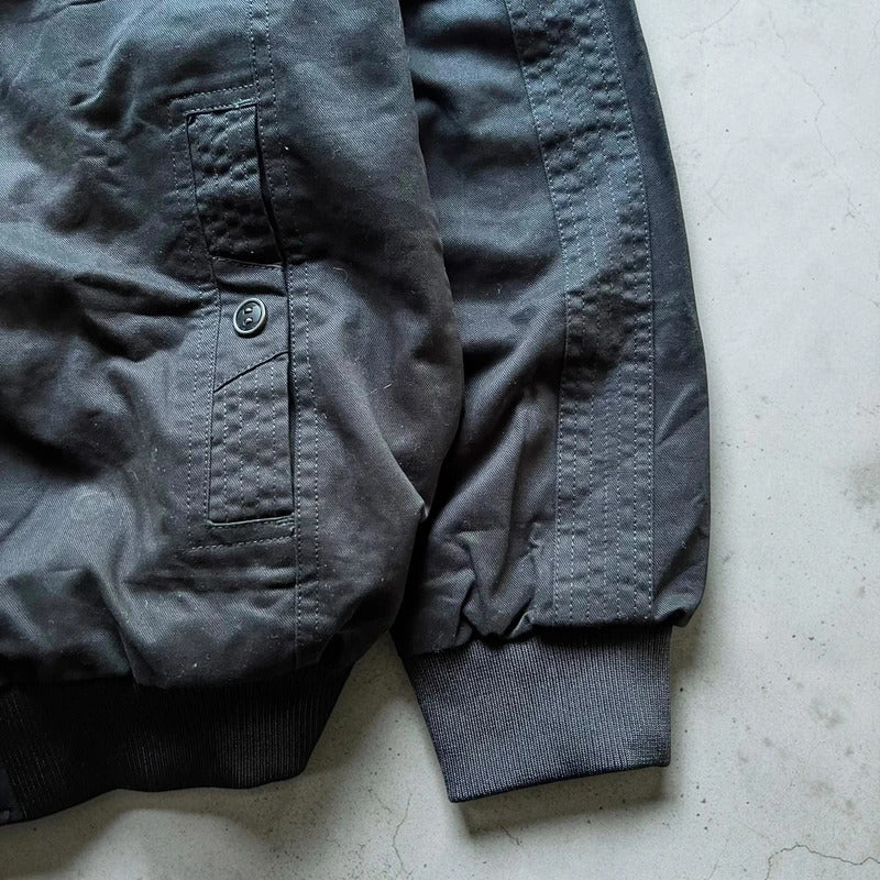 Vintage 00's Black Military Style Technical Utility Jacket XL