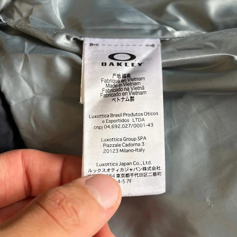 Black White Digi Camo Oakley Technical Insulated Jacket Coat S XS