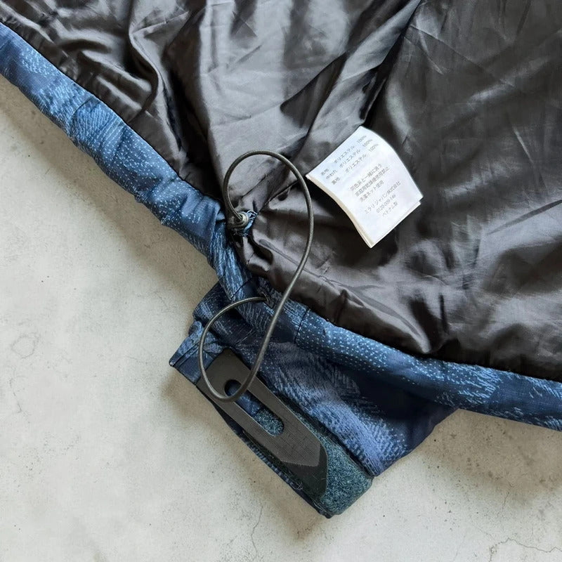 Navy Blue Digi Camo Oakley Technical Water Resistant Insulated Jacket Coat S