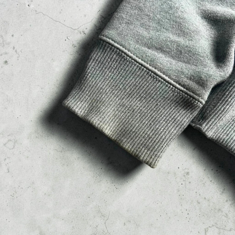 Grey Avirex Camo Logo Pullover Hoodie S