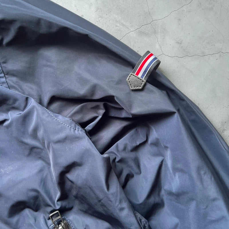 Navy Blue Beams Japan Hooded Bomber Jacket XS