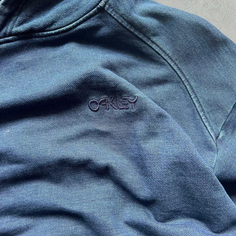 Washed Blue Oakley Pullover Hoodie S