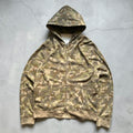 Back Number Camo Zip-Up Hoodie L