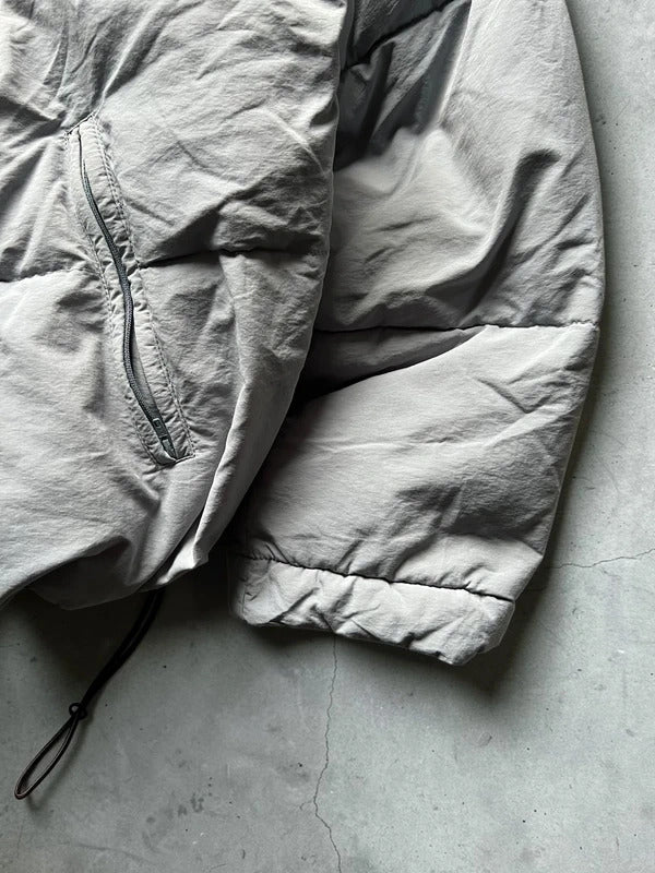 Light Blue Grey Beams Japan Puffer Jacket Coat M