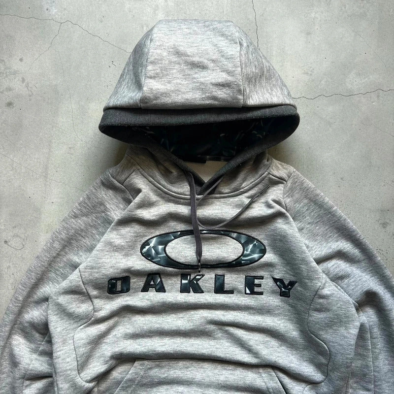 Oakley Ohydrolix Grey Drawstring Hoodie S