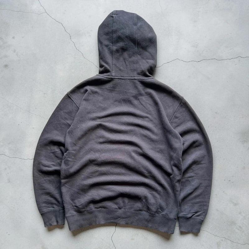 Vintage 00's Navy Blue Oakley Print Hoodie S