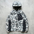 Black White Digi Camo Oakley Technical Insulated Jacket Coat S XS