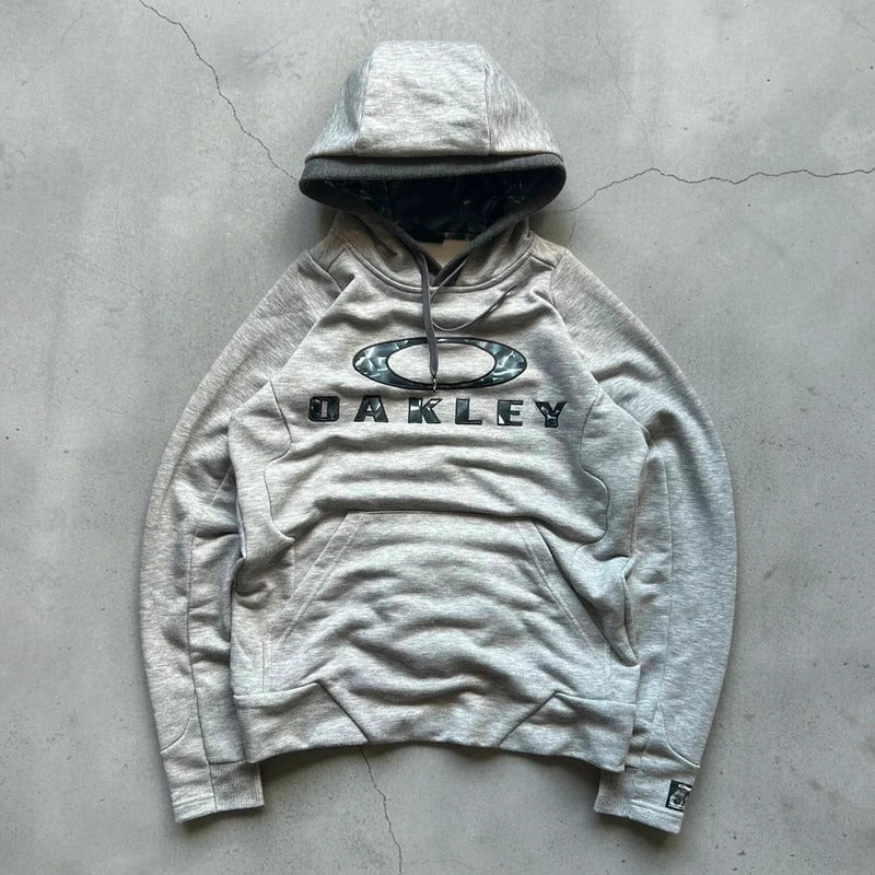 Oakley Ohydrolix Grey Drawstring Hoodie S