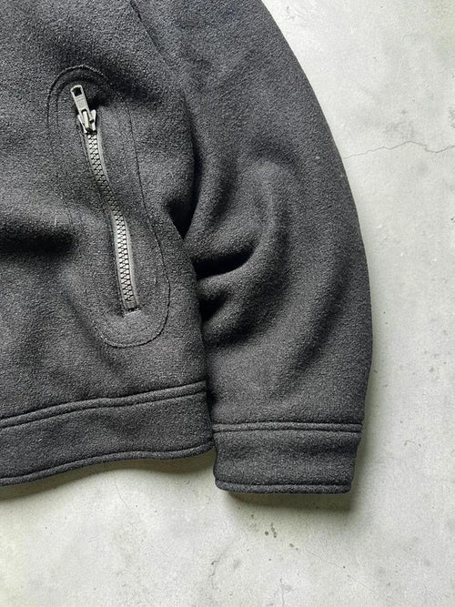 Beams Wool Fleece Hooded Jacket S