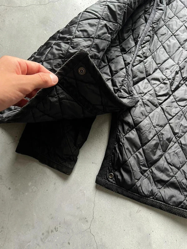 Black Beams Japan Quilted Corduroy Collar Jacket