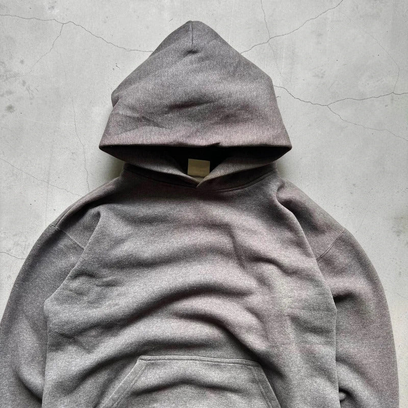 Vintage 00’s Grey Avirex Heavyweight Pullover Hoodie M