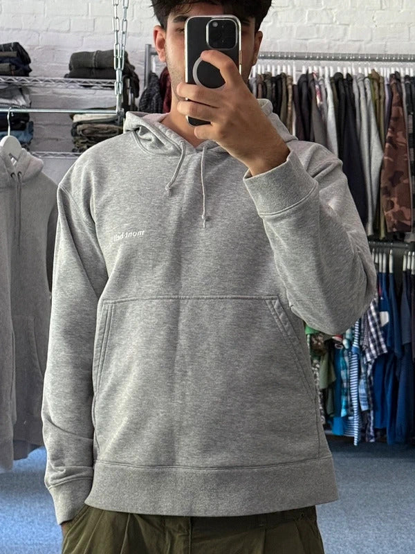 Vintage Light Grey Montbell Hoodie M