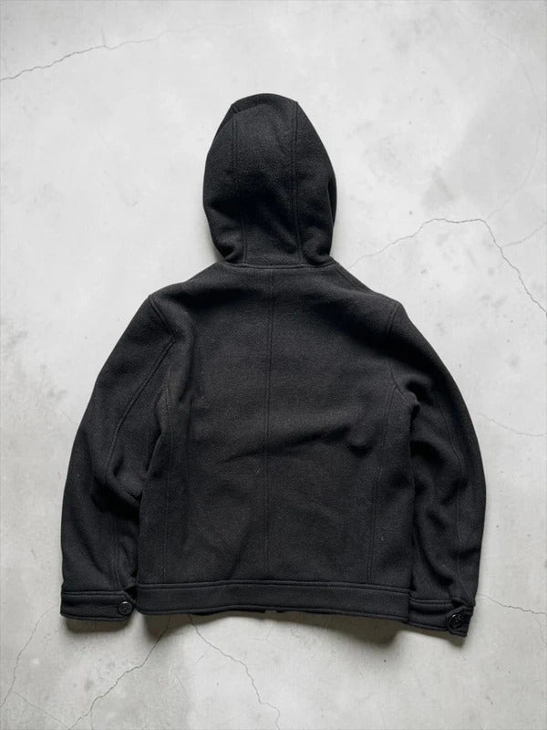 Beams Wool Fleece Hooded Jacket S