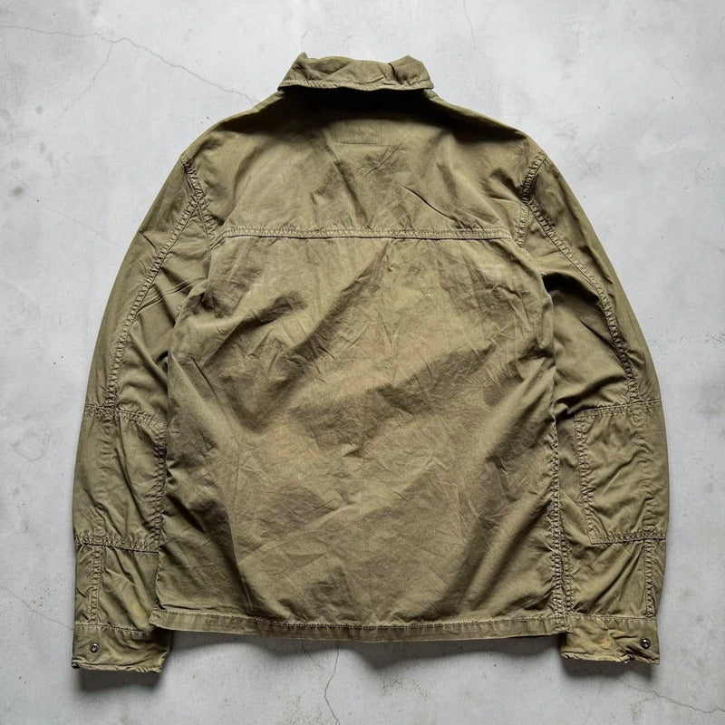 Khaki/Green Beams Utility Field Jacket M