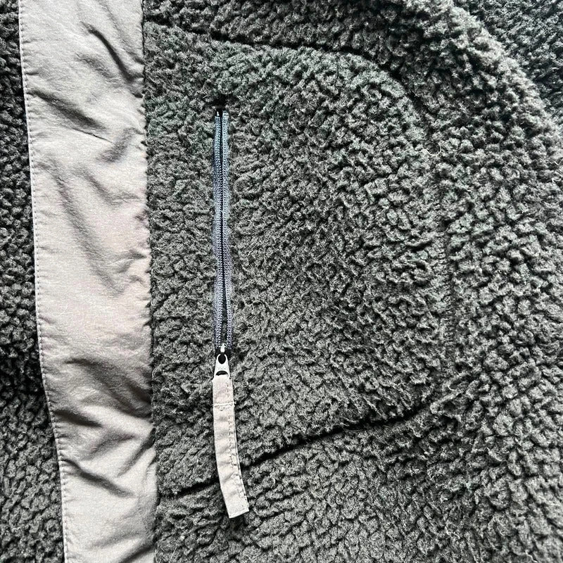 Vintage 00’s Black Oakley Technical Sherpa Fleece Jacket S