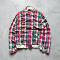 Vintage 00s Stussy Plaid Checked Tartan Zip Up Jacket M