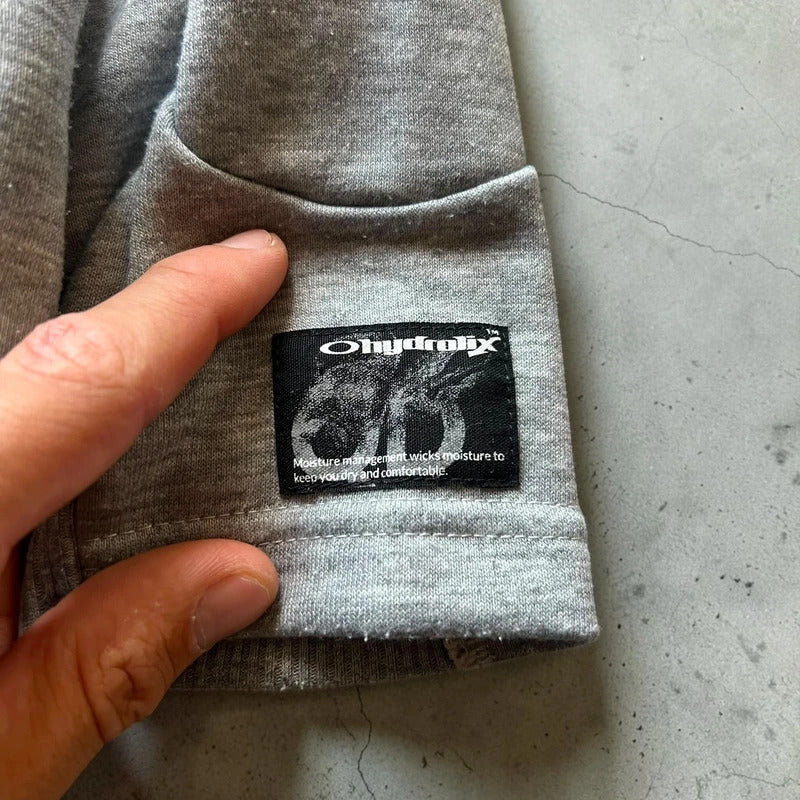 Oakley Ohydrolix Grey Drawstring Hoodie S