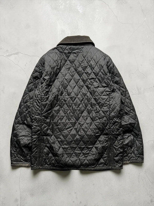 Black Beams Japan Quilted Corduroy Collar Jacket