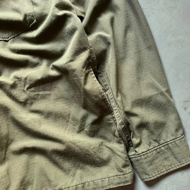 Avirex Military Khaki green Button Up Jacket M