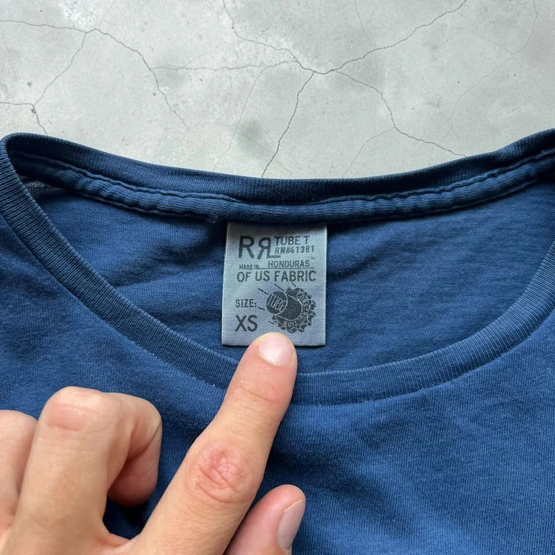Vintage 00's RRL Navy Blue T'shirt XS