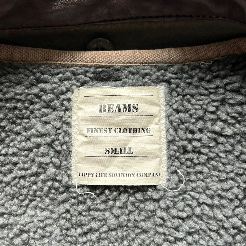Vintage 00's Beams Japan Khaki Green Military Harrington Jacket XS