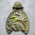 Vintage 00’s Oakley Khaki Green Print Zip up Hoodie S
