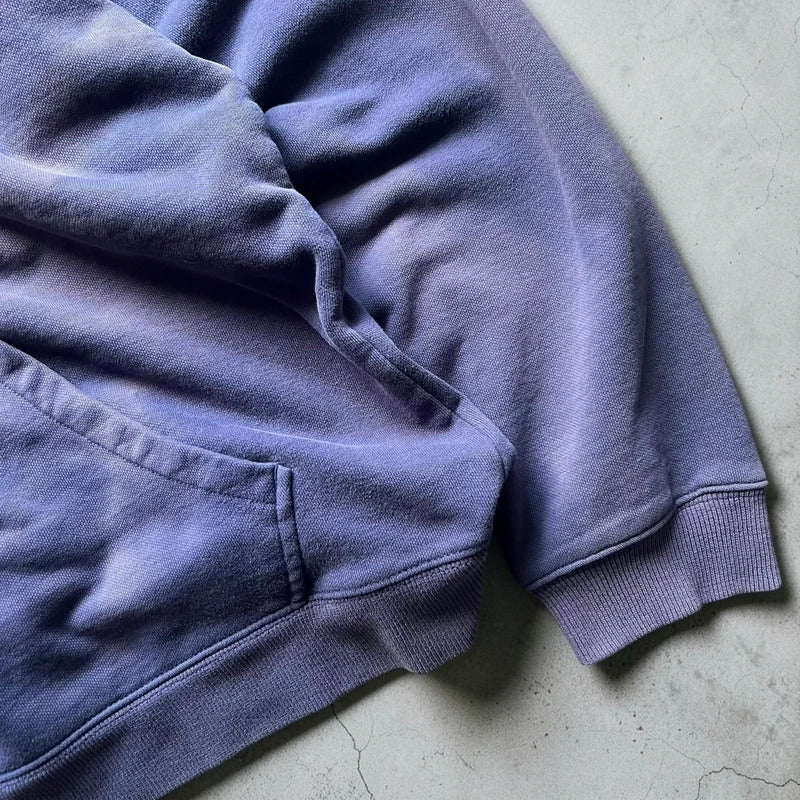 Nike ACG Blue Faded Wash Pullover Hoodie L
