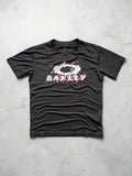 Vintage 00's Black Oakley Logo T'shirt S