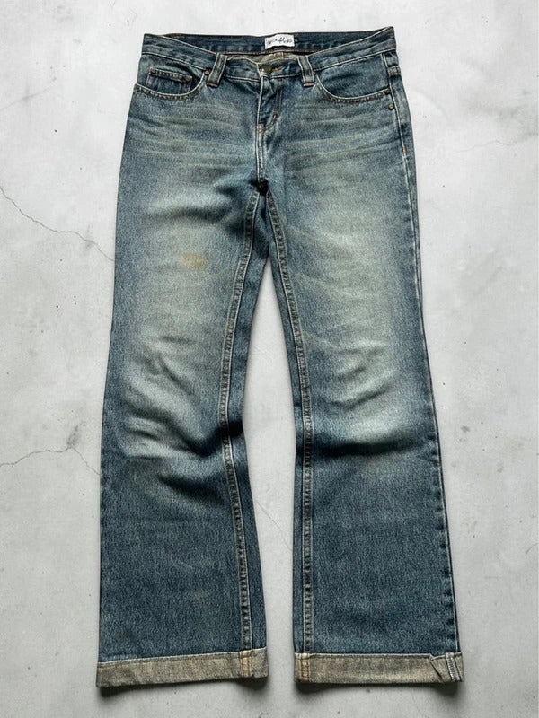 Oakley Denim Faded/Washed Cuffed Jeans 30'